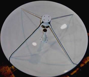mWAVE custom Conscan Cassegrain Conical Antenna