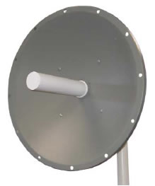 Solid parabolic 3.4-3.8 MHz Microwave Antenna